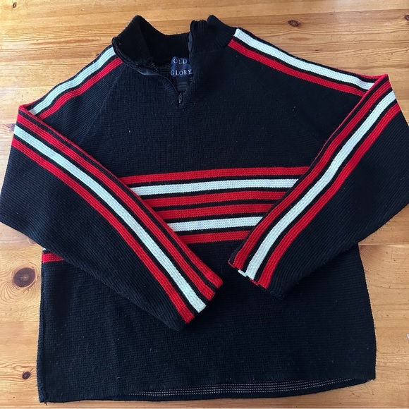 OLD GLORY 1/4 zip sweater 
MADE IN U.S.A Men’s M - Picture 2 of 8